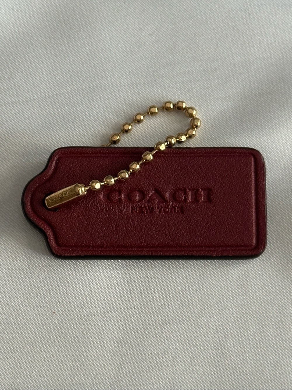 Coach Hangtag bag charm